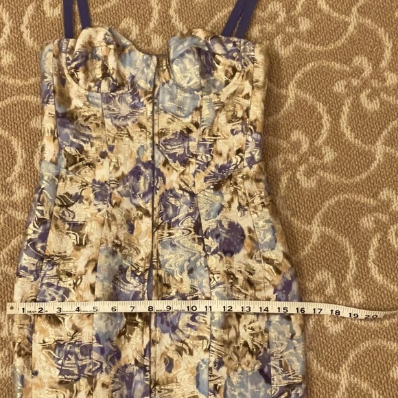 Philosophy di Alberta Ferretti Metallic Dress 38 - Picture 8 of 10